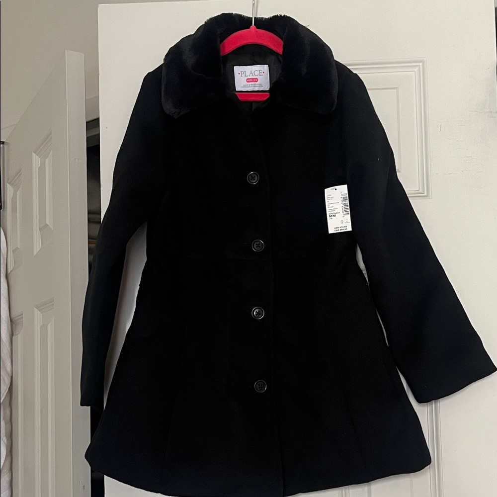 The Children's Place Black Pea Coat